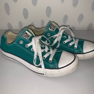 Green/Teal Converse
